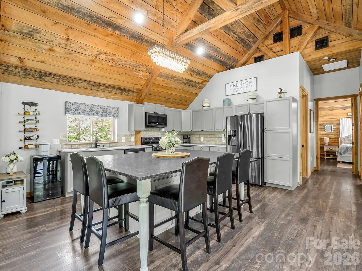 Authentic Barndominium on 35 Mountain Acres with Creek Frontage, Seven Pastures, and Long-Range Views Near Lake Lure