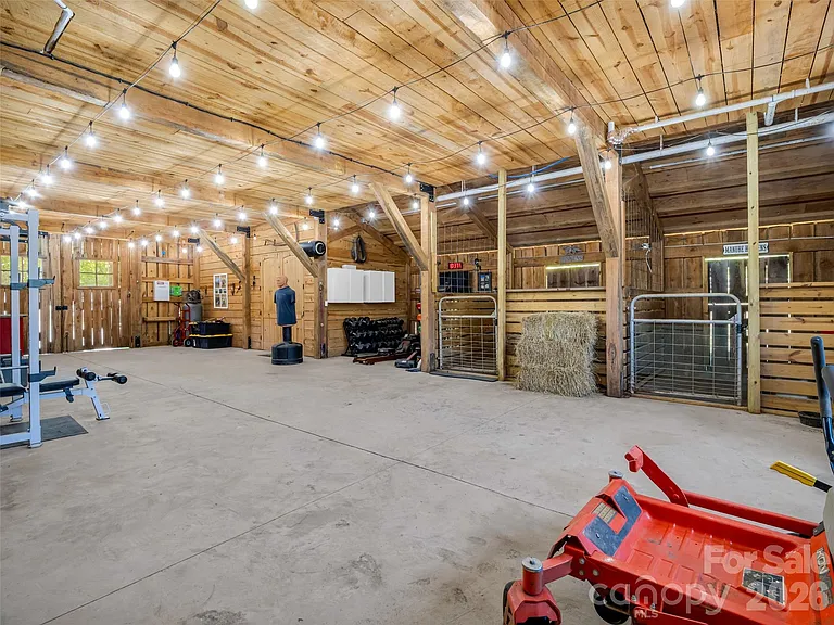 Authentic Barndominium on 35 Mountain Acres with Creek Frontage, Seven Pastures, and Long-Range Views Near Lake Lure