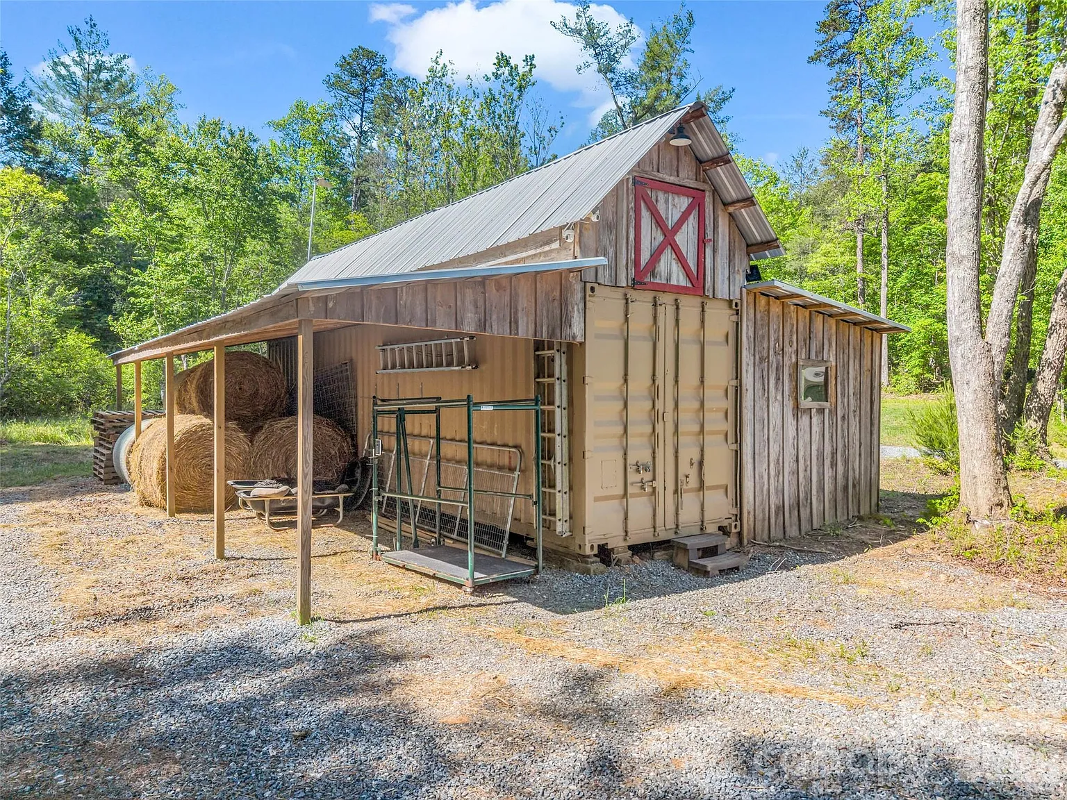 Authentic Barndominium on 35 Mountain Acres with Creek Frontage, Seven Pastures, and Long-Range Views Near Lake Lure