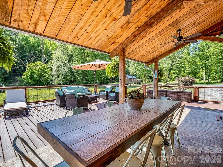 Authentic Barndominium on 35 Mountain Acres with Creek Frontage, Seven Pastures, and Long-Range Views Near Lake Lure