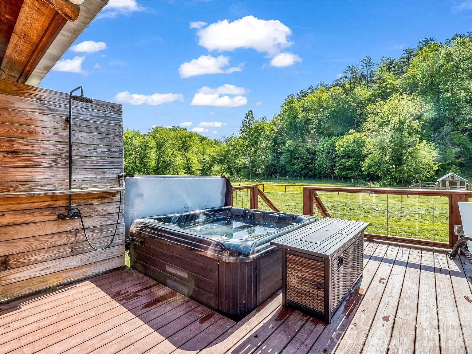 Authentic Barndominium on 35 Mountain Acres with Creek Frontage, Seven Pastures, and Long-Range Views Near Lake Lure