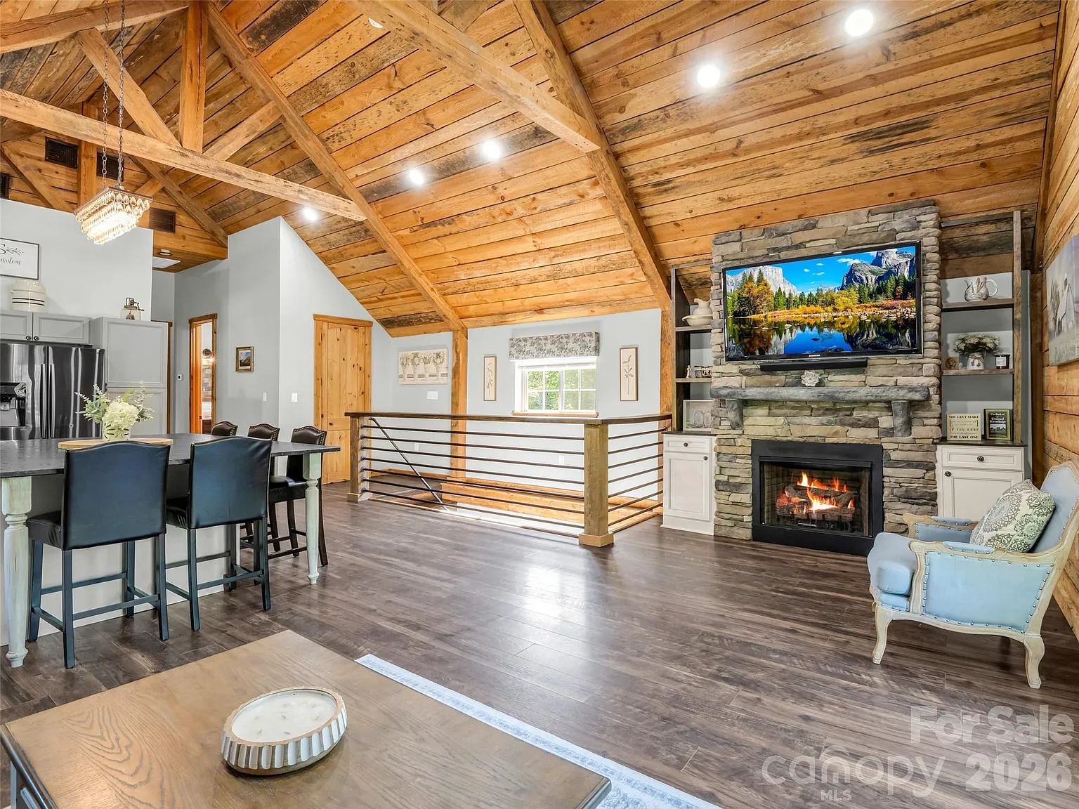 Authentic Barndominium on 35 Mountain Acres with Creek Frontage, Seven Pastures, and Long-Range Views Near Lake Lure