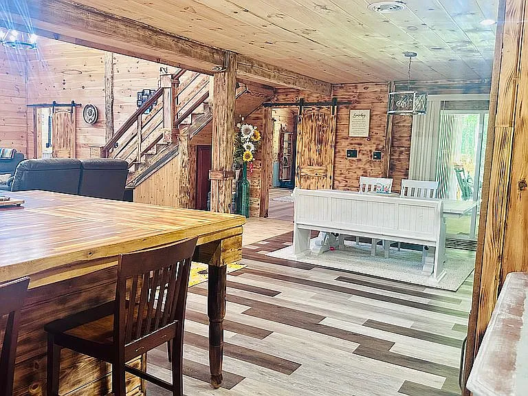 2006 Barndominium with 18-Ft Ceilings, 30x40 Workshop Suite, Wet Weather Pond, and Two Tiny Homes on 5 Acres in Orangeburg County