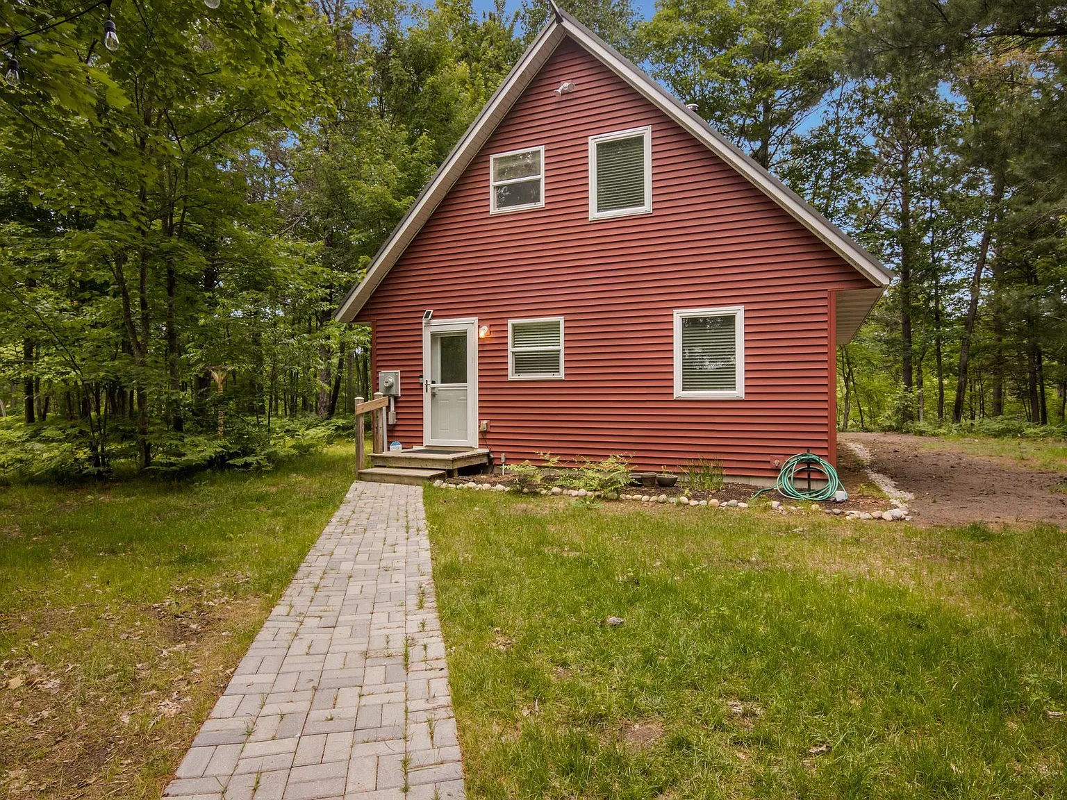 Cabin on 356 Feet of Blue Ribbon Trout Stream Frontage with Pole Barn on 10 Acres