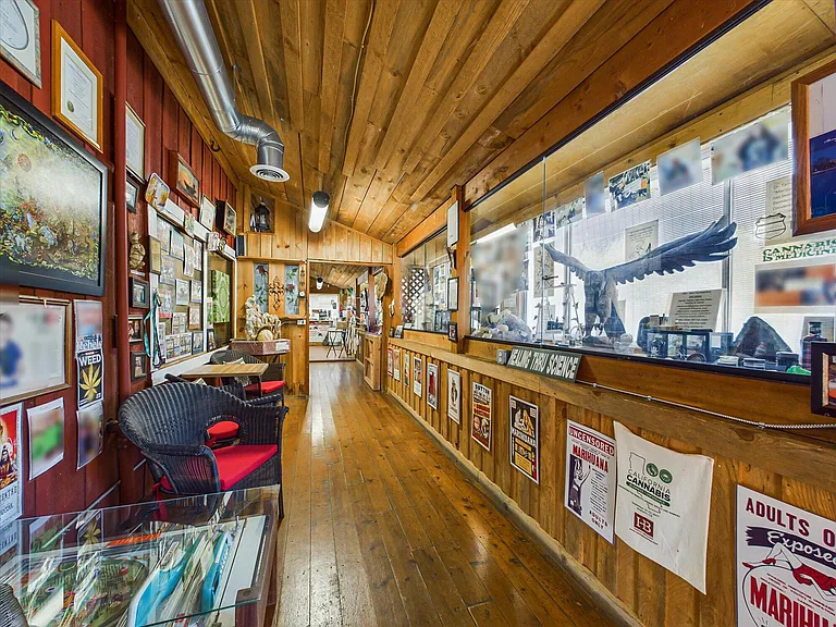 Historic Red Barn with Living Quarters on 6.39 Acres in Douglas City