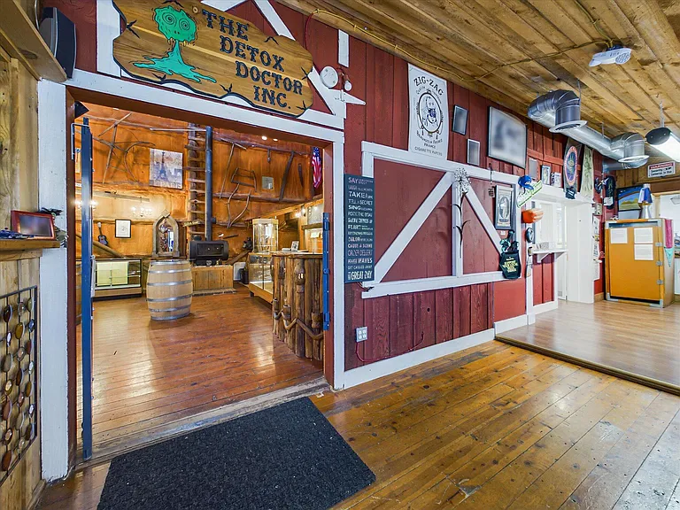 Historic Red Barn with Living Quarters on 6.39 Acres in Douglas City