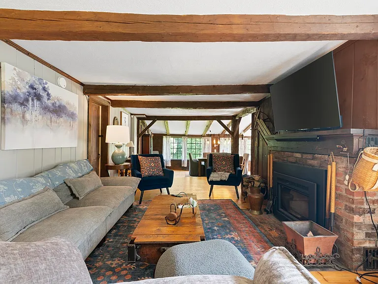An 1854 Lodge You Reach by Crossing a Covered Bridge