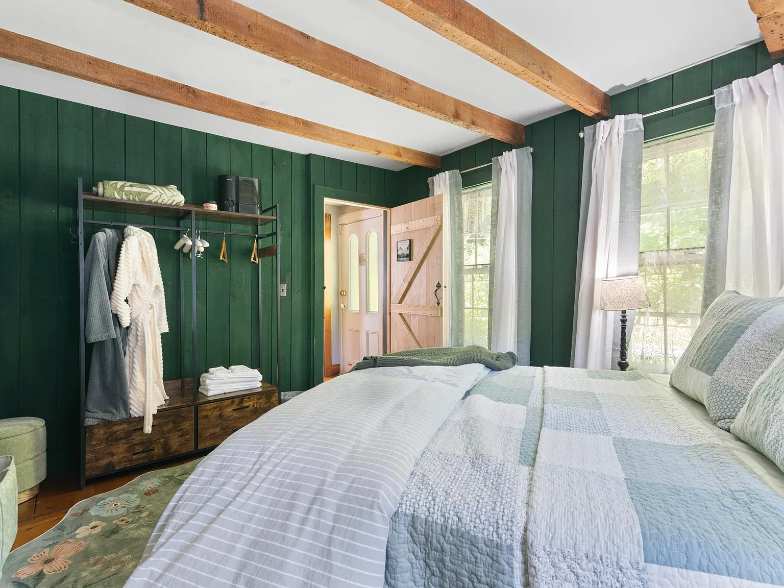An 1854 Lodge You Reach by Crossing a Covered Bridge