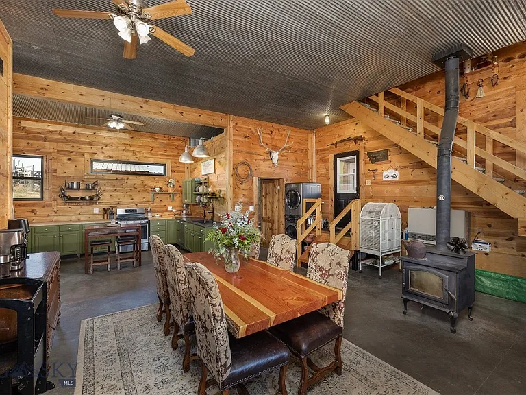Nearly 10 Gallatin Valley Acres with Pond, Furnished Guest Cabin, Two-Stall Barn, and Six Powered Outbuildings Near Three Forks