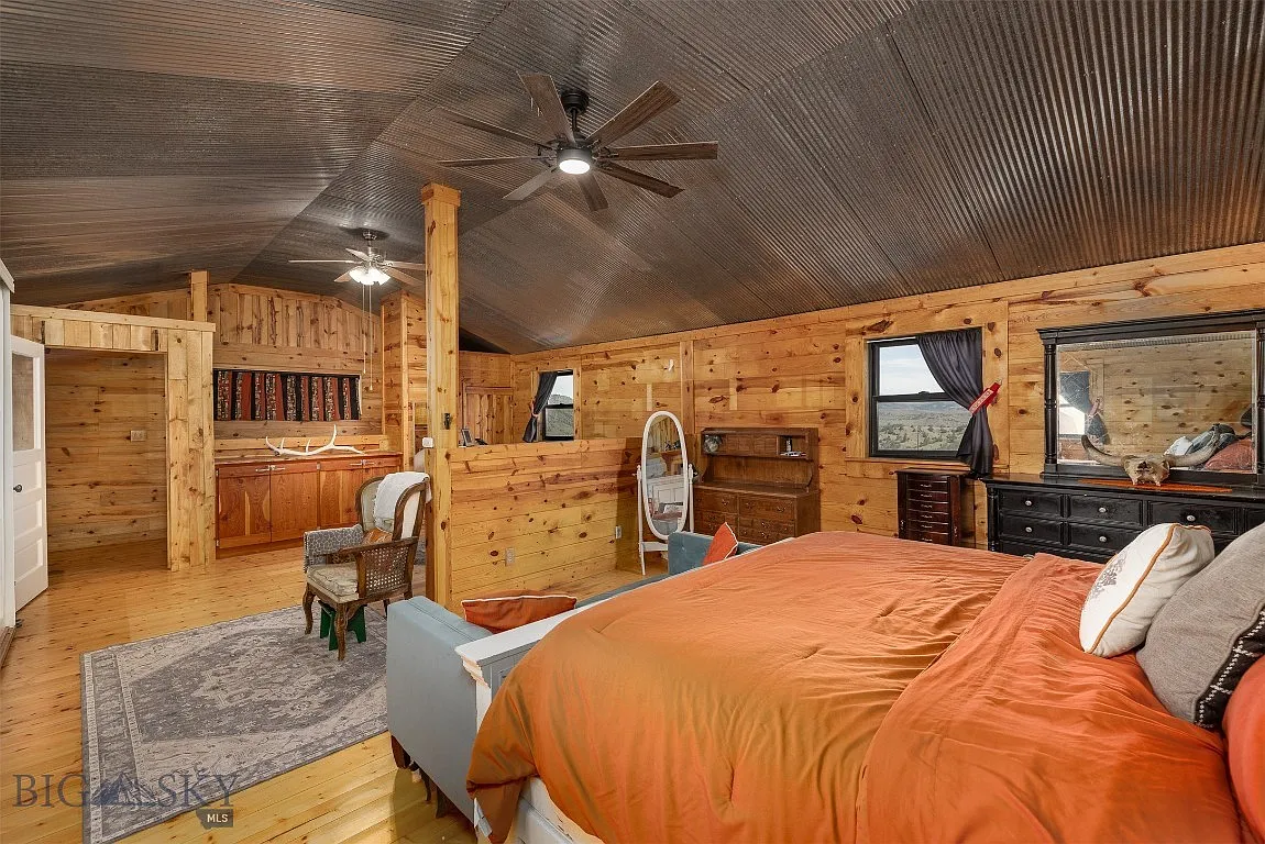 Nearly 10 Gallatin Valley Acres with Pond, Furnished Guest Cabin, Two-Stall Barn, and Six Powered Outbuildings Near Three Forks