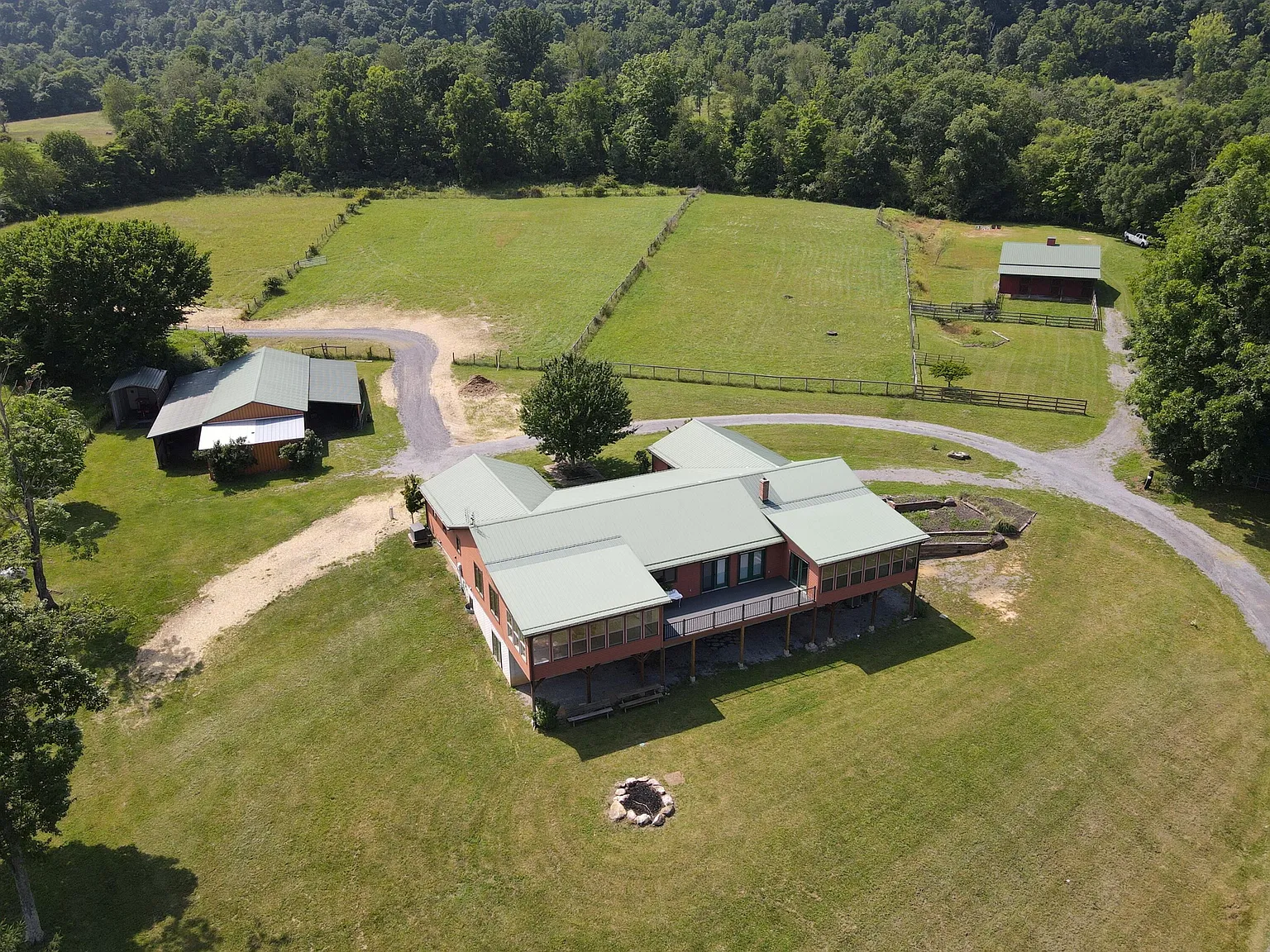 An Equestrian Estate Built as Two Homes in One
