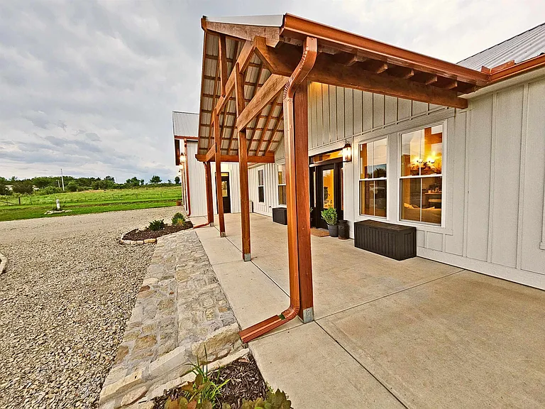 A New Custom Home on 20 Acres of Flint Hills Creek Bottom