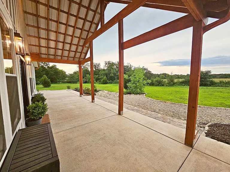 A New Custom Home on 20 Acres of Flint Hills Creek Bottom
