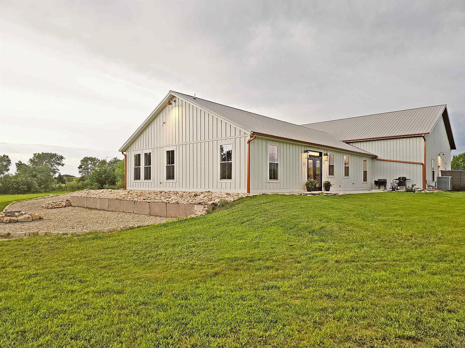 A New Custom Home on 20 Acres of Flint Hills Creek Bottom