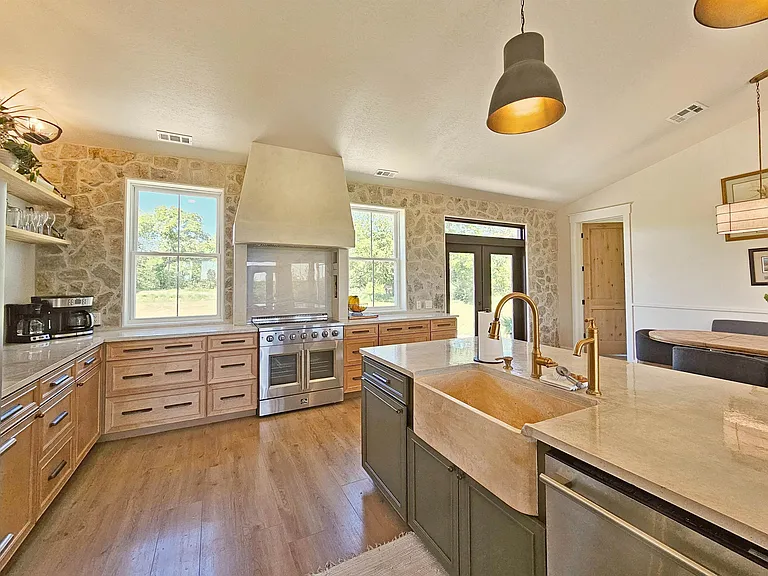 A New Custom Home on 20 Acres of Flint Hills Creek Bottom
