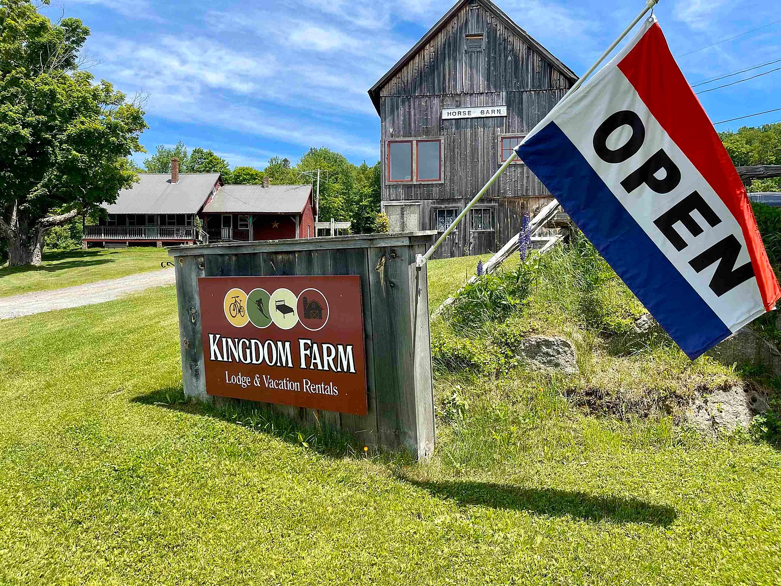 Kingdom Farm Lodge — 1850s Homestead with Barn Suites and Wedding Venue Atop Burke Mountain