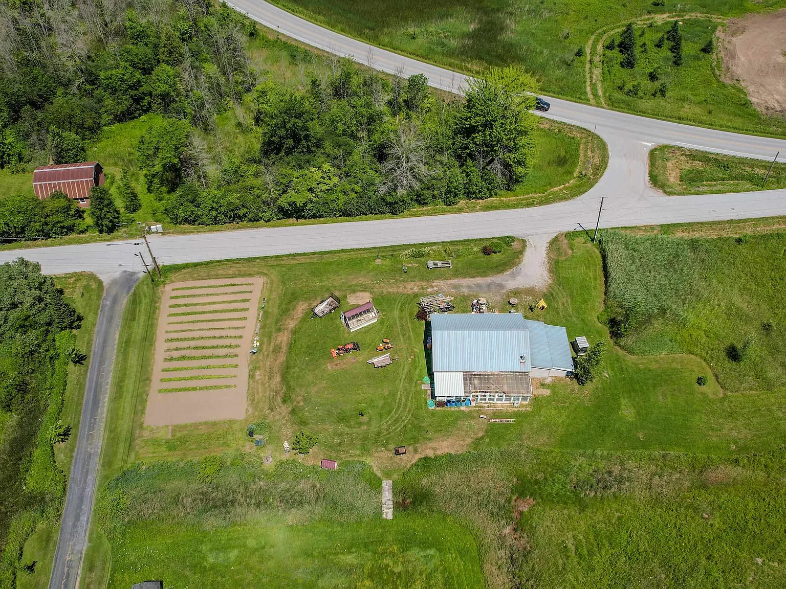 Direct Lake Champlain Frontage on 10 Private Acres