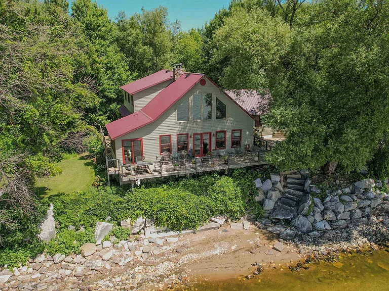 Direct Lake Champlain Frontage on 10 Private Acres