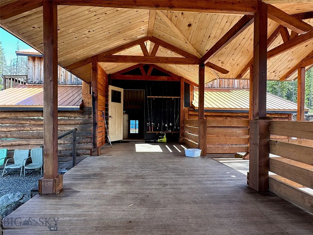 A Hand-Built Log Cabin, 31 Acres Past Where the Plow Stops