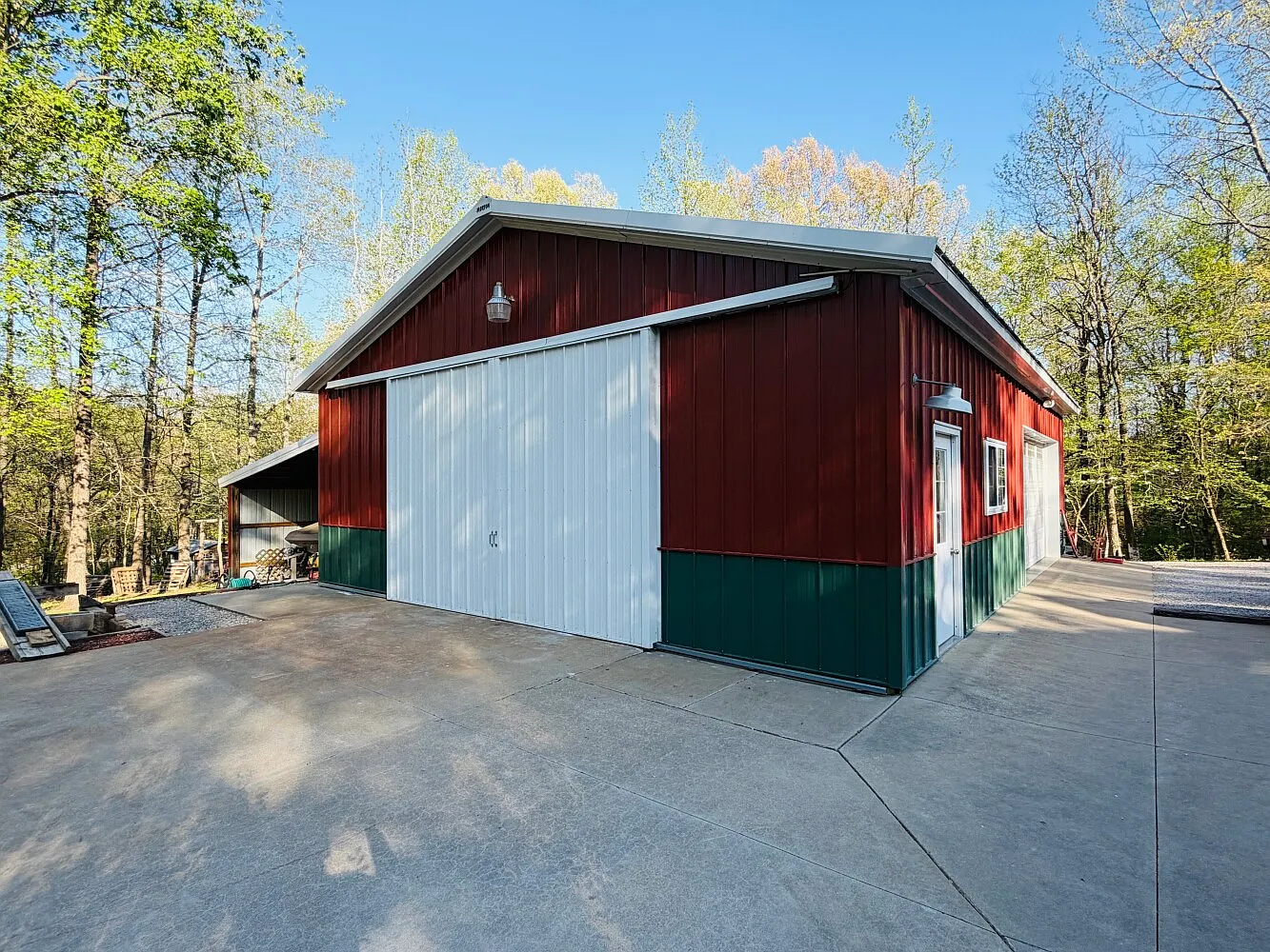 Morton Barndominium with 56 Wooded Acres, Stocked Pond, and Tractor Package Near Cape Girardeau