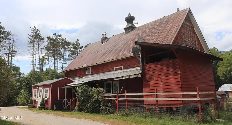 Meadowbrook Farm: 54 Acres, a 1903 Barn, and a Former Cheese Factory Near the Adirondacks