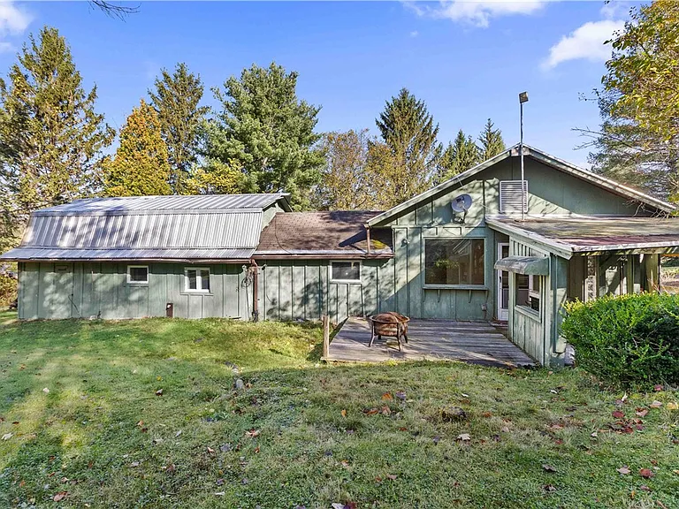 Log Cabin with Pond on 4.24 Private Acres in the Finger Lakes
