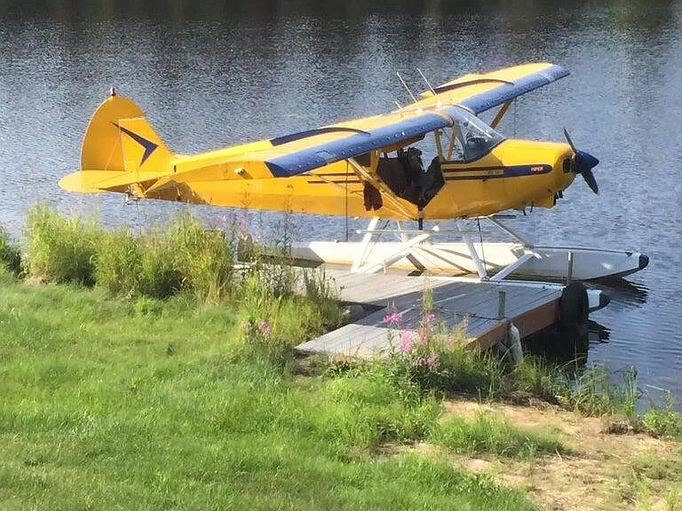 Off-Grid Lake Cabin on 33 Backcountry Acres Accessible Only by Float Plane or Snow Machine