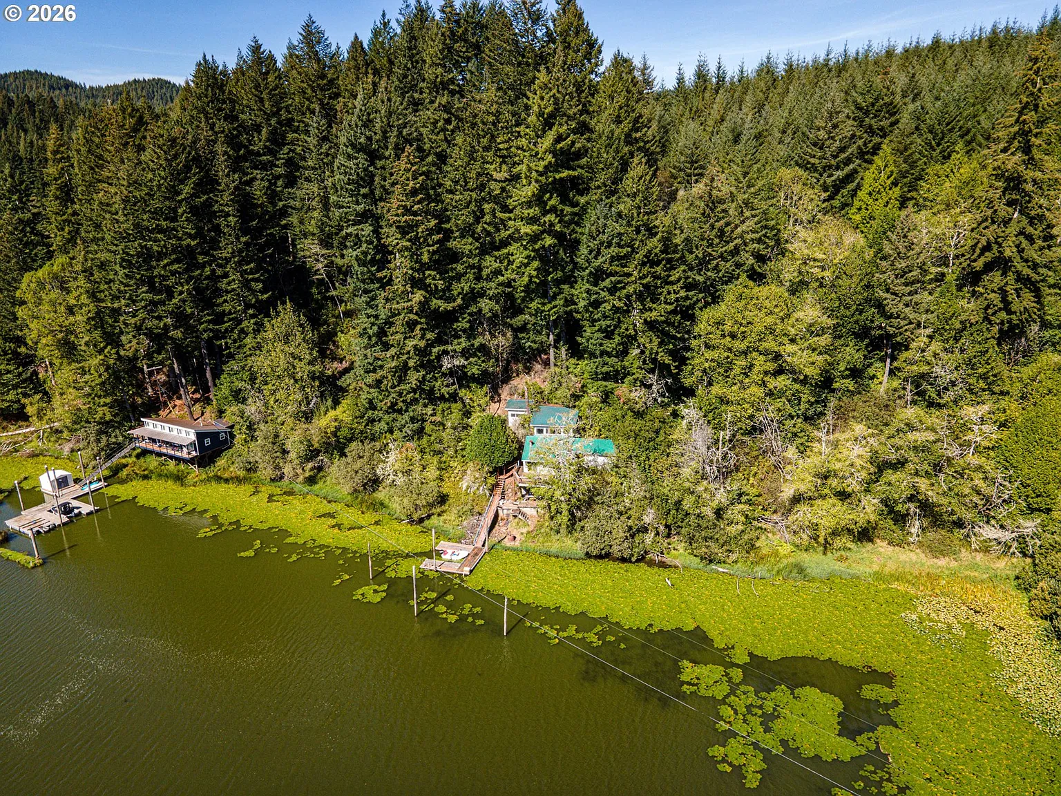 Boat-Access Lakefront Cabin on 1.11 Acres at North Tenmile Lake
