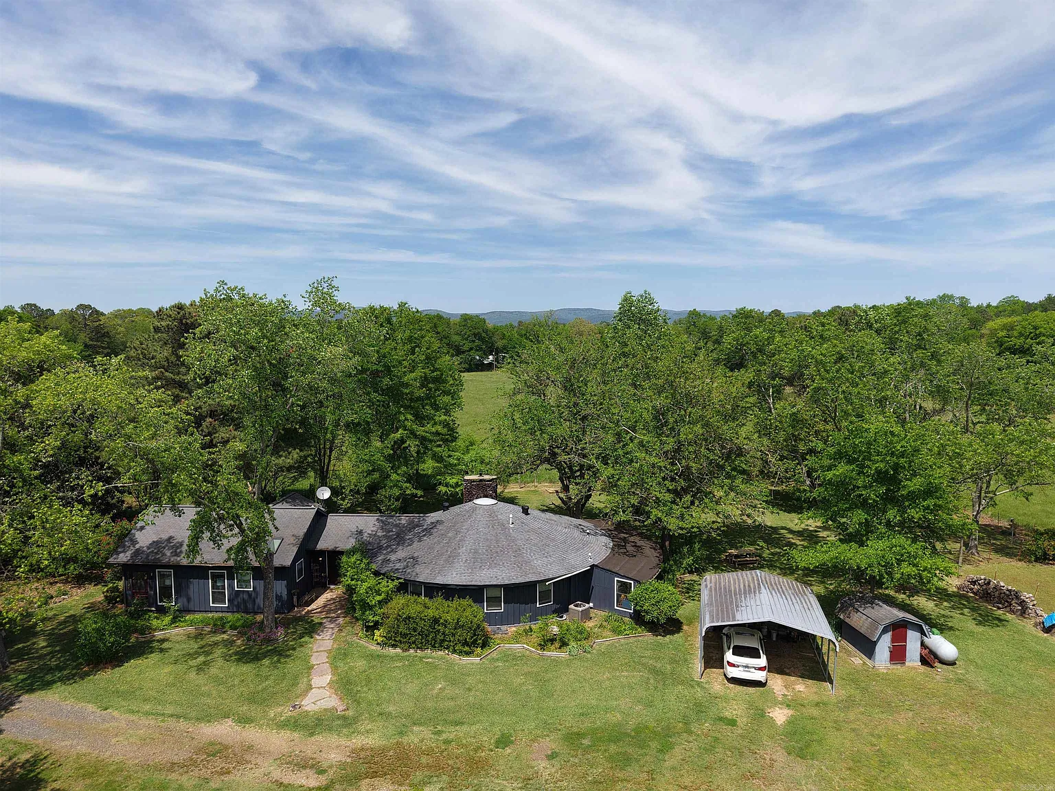 Ouachita River Homestead: 1,000 Feet of Private Frontage, 26 Acres of Pasture, and a Shop East of Mena