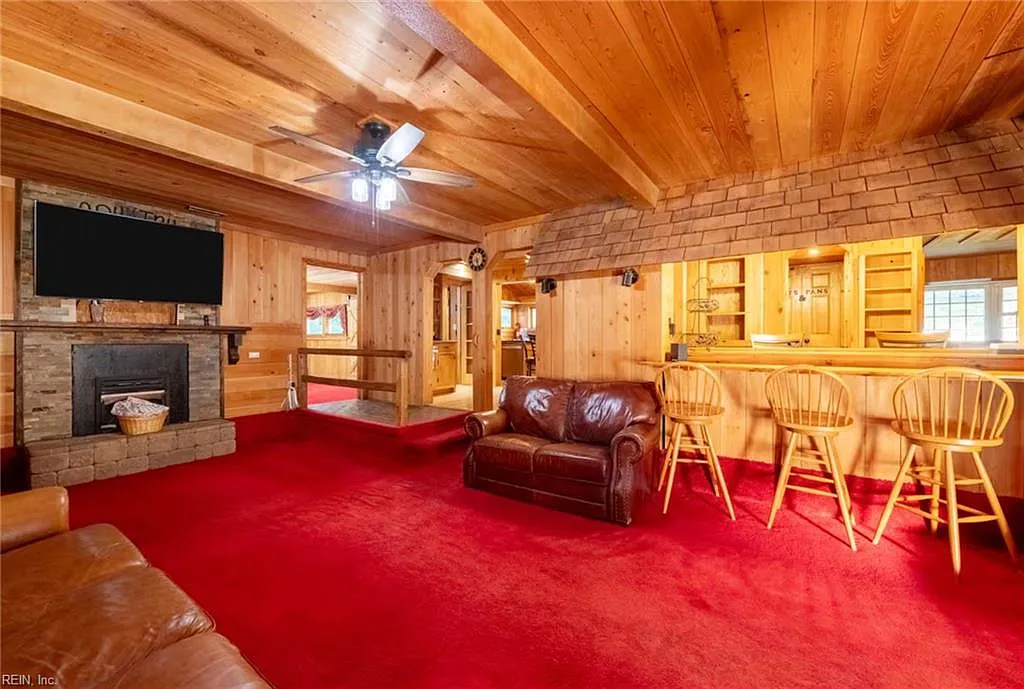 Custom Estate with Pond, Bridge Entrance, and Wooded Trails on 12 Acres Near I-95