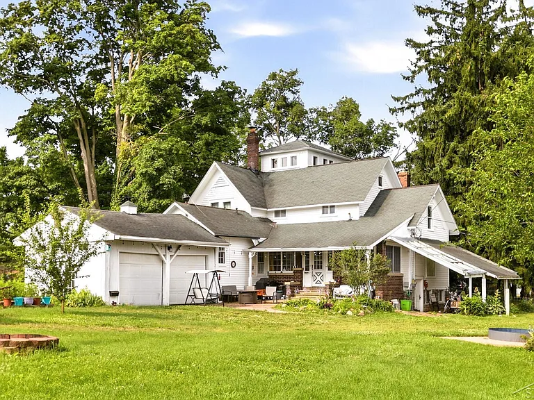 A Queen Anne Victorian with a Cupola, on Six Private Acres