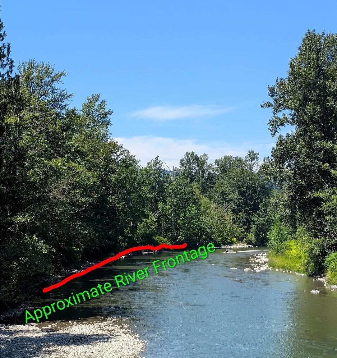 1929 Country Homestead with Deeded River Frontage and a Full Outbuilding Package on 11 Cascade Foothills Acres