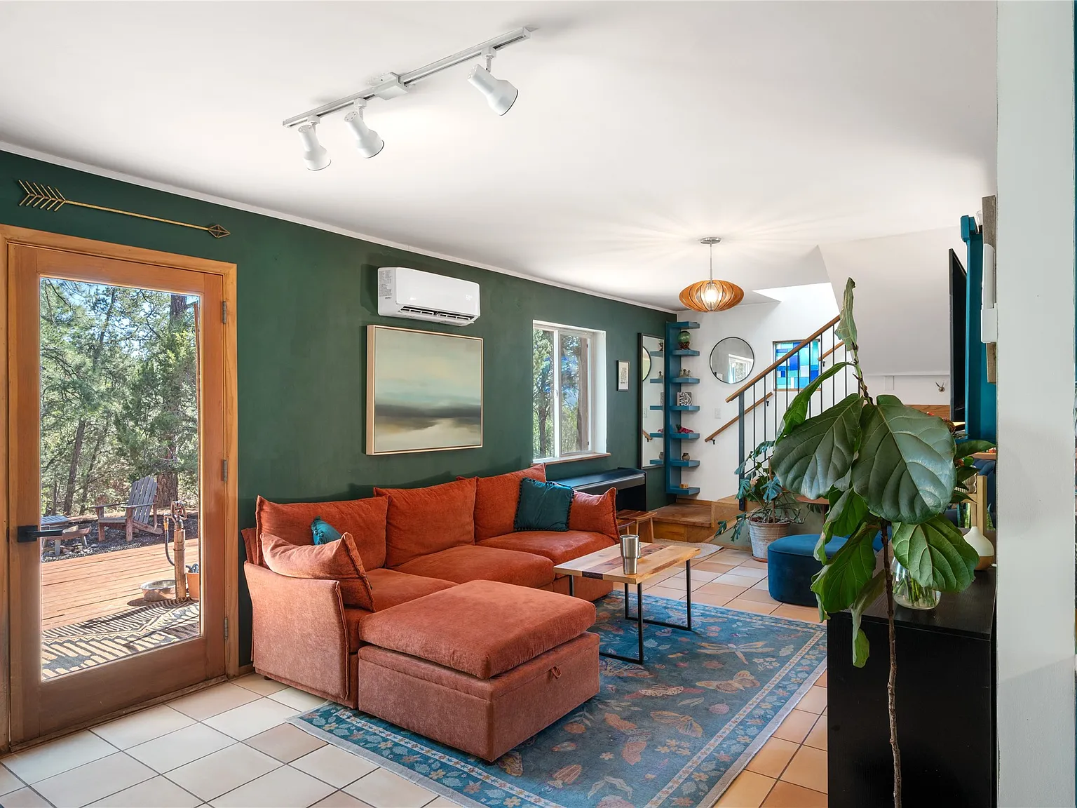 A Pine-Shaded Home With Rowe Mesa Views on 5 Private Acres