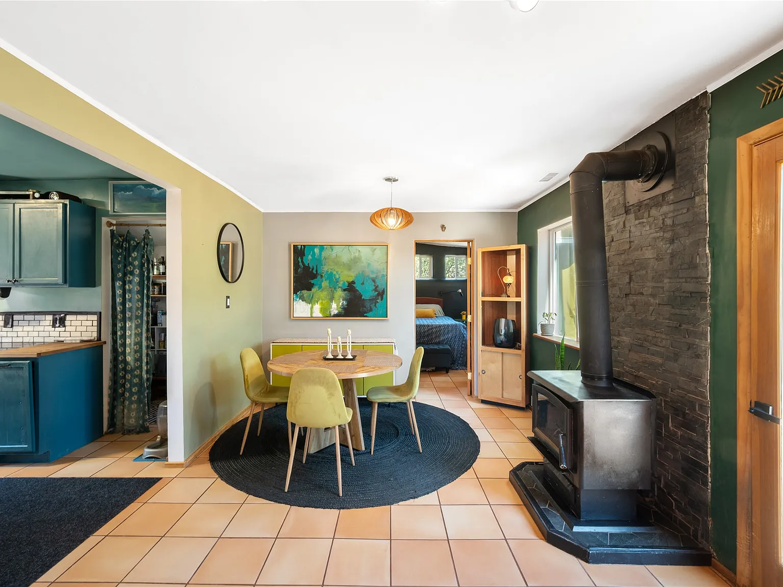 A Pine-Shaded Home With Rowe Mesa Views on 5 Private Acres