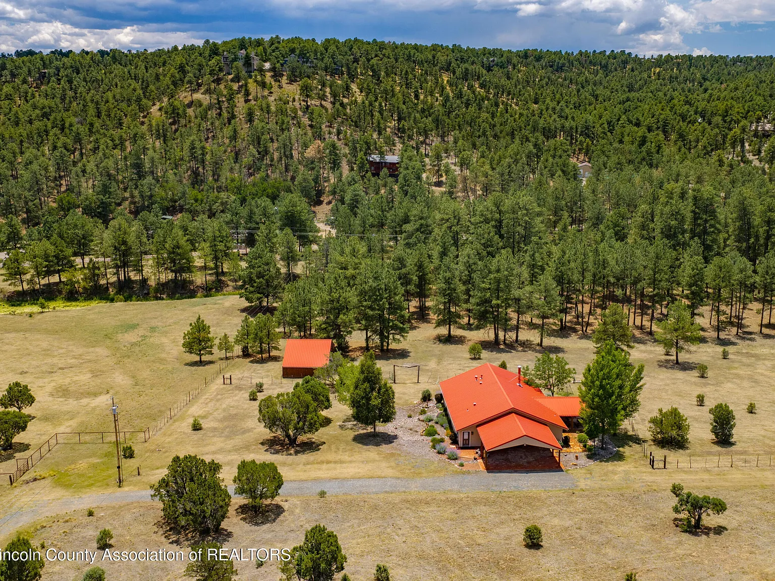 A Horse Property in the Pines, With Sierra Blanca in View