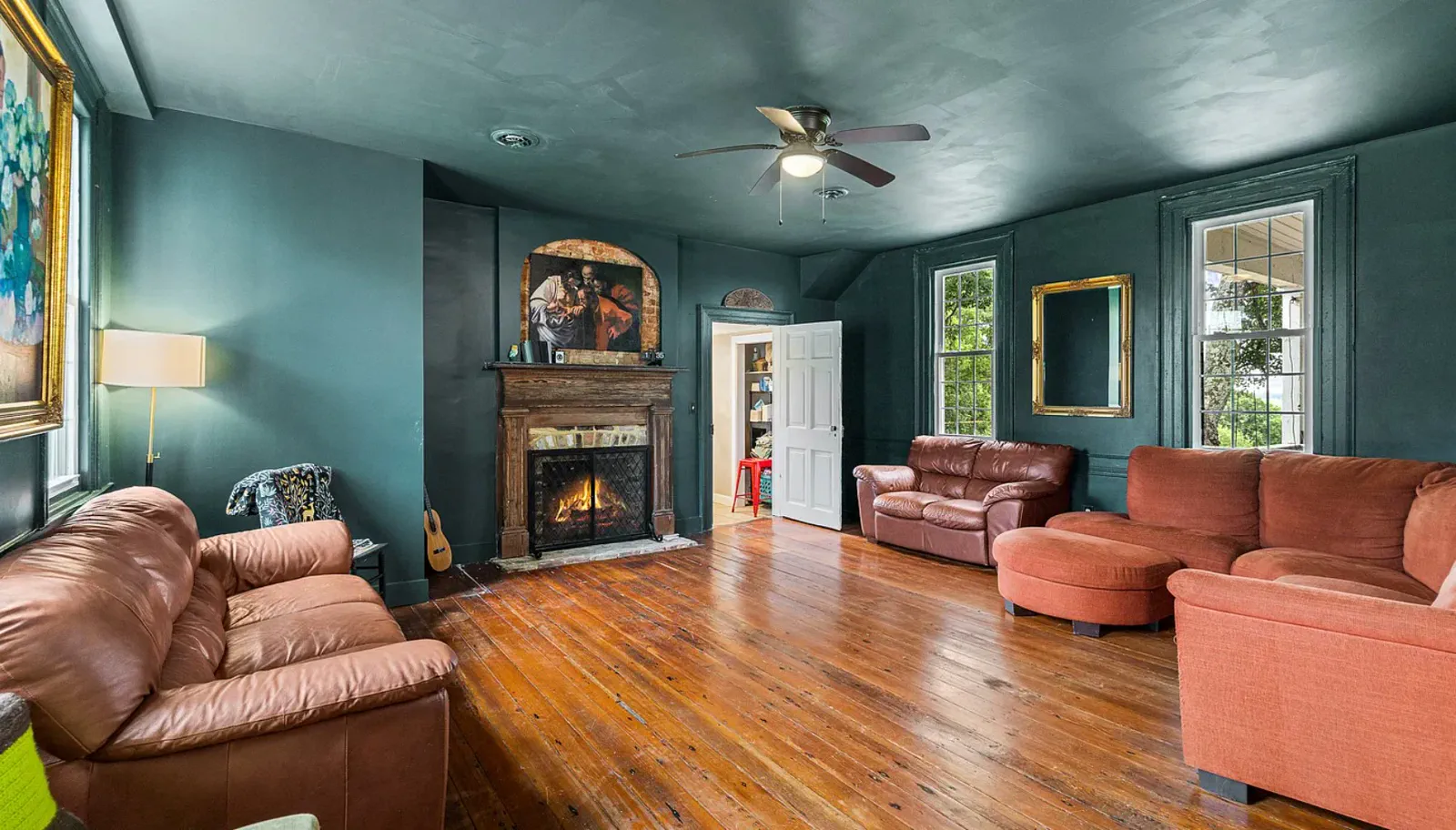 An 1819 Home With a Brick Fireplace in Every Room