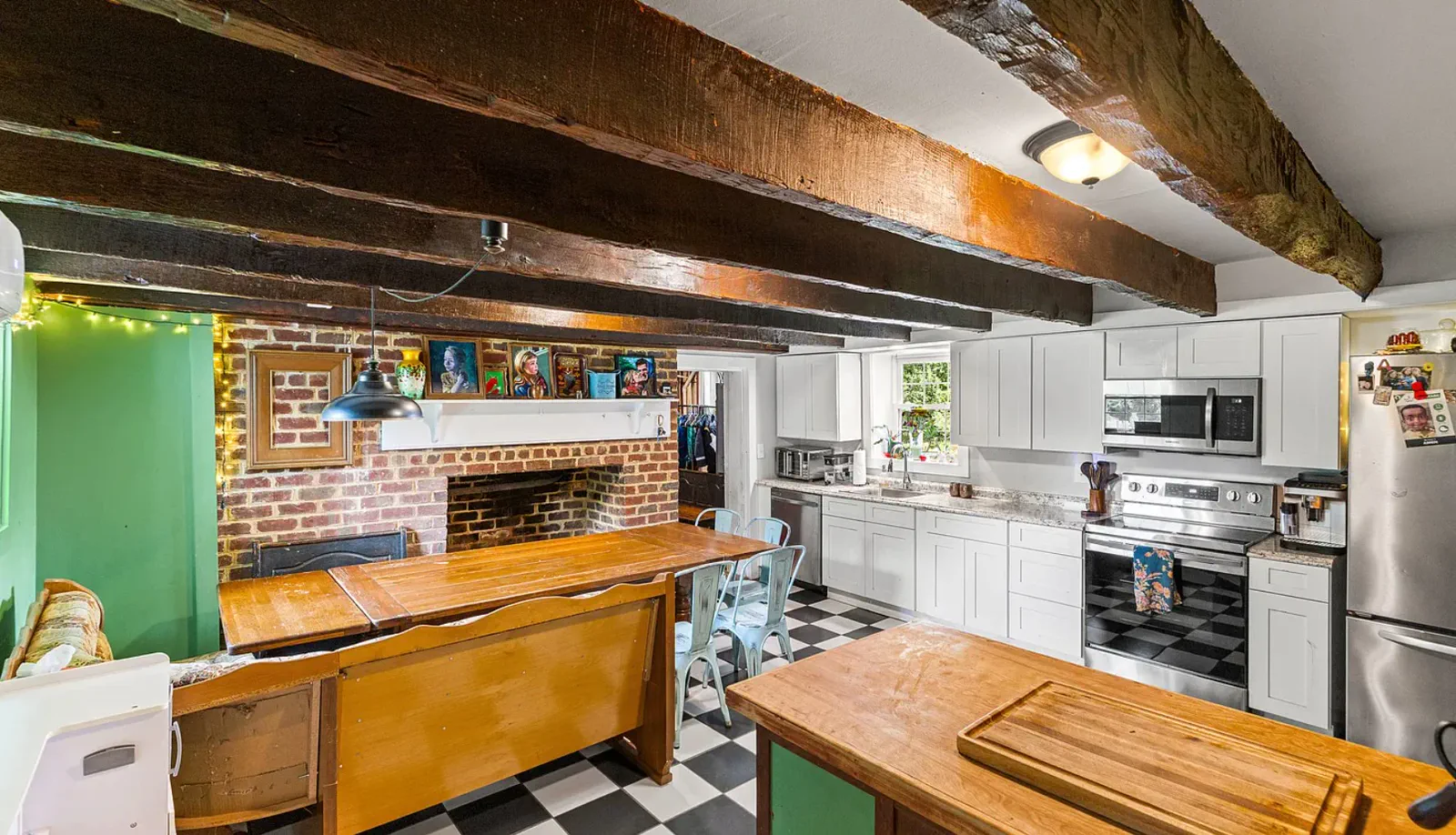 An 1819 Home With a Brick Fireplace in Every Room