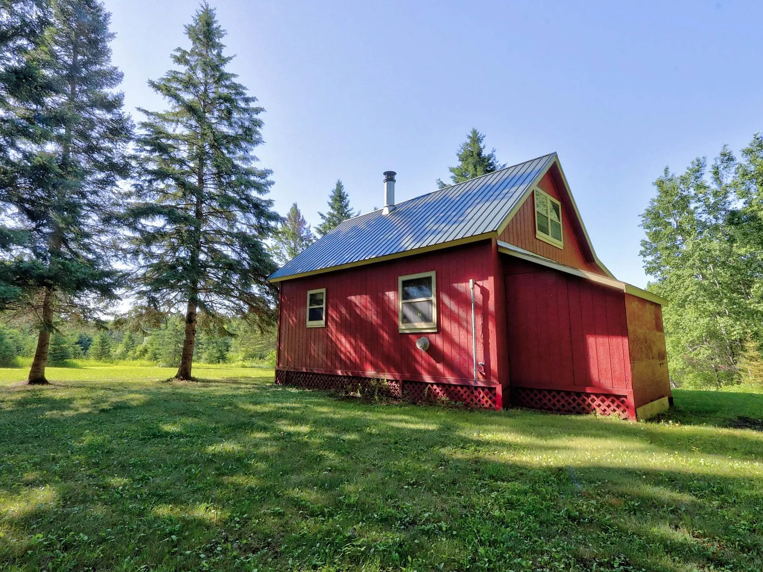 41 Acres on the Sturgeon River, With a Fully Furnished 1900 Cabin