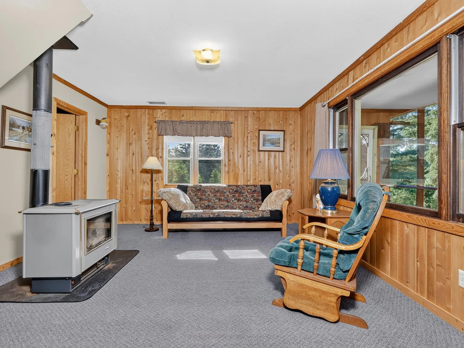 41 Acres on the Sturgeon River, With a Fully Furnished 1900 Cabin