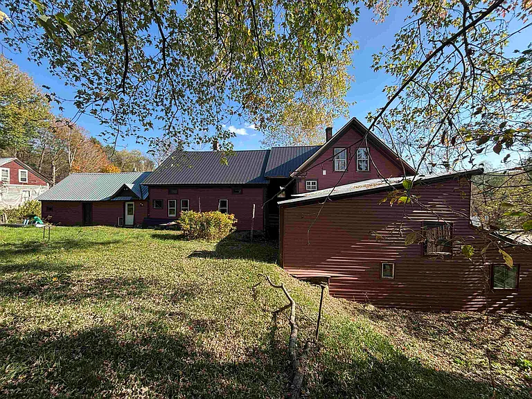 Two 1830 Antique Houses on One Acre in Sheffield Village, Vermont
