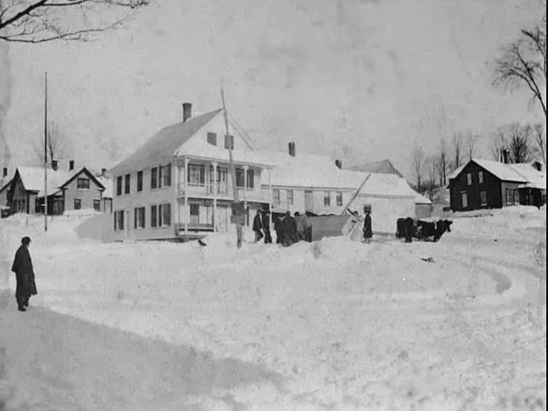 Two 1830 Antique Houses on One Acre in Sheffield Village, Vermont