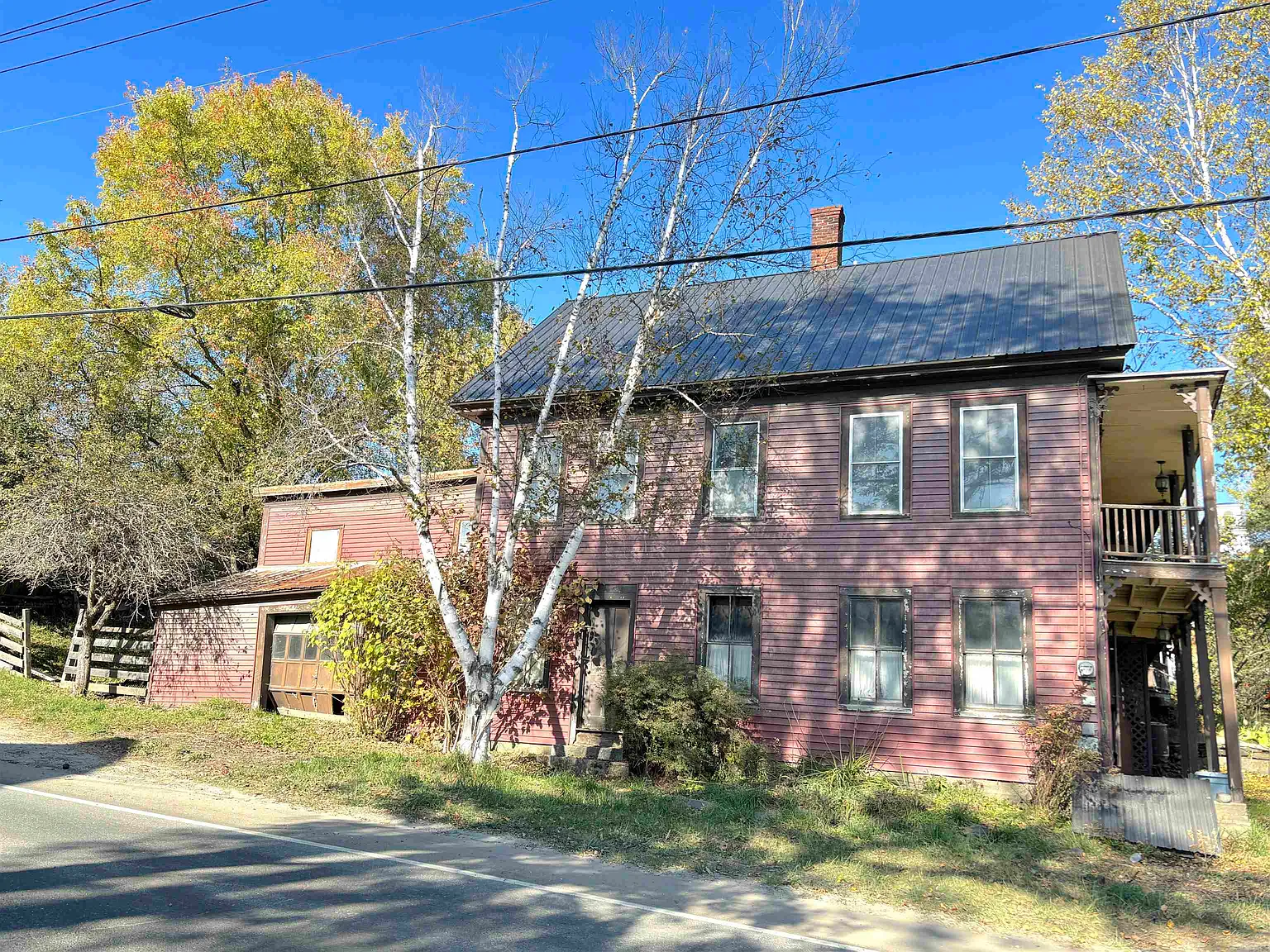 Two 1830 Antique Houses on One Acre in Sheffield Village, Vermont