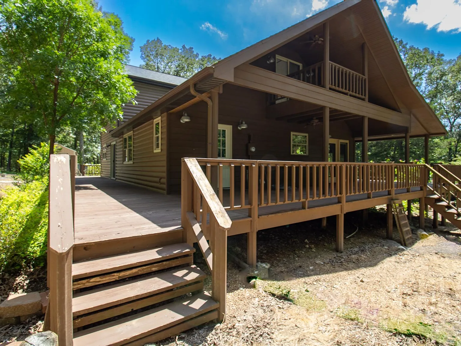 Wraparound-Deck Home on 2.9 Ozark Acres Near Bull Shoals Lake and the White River