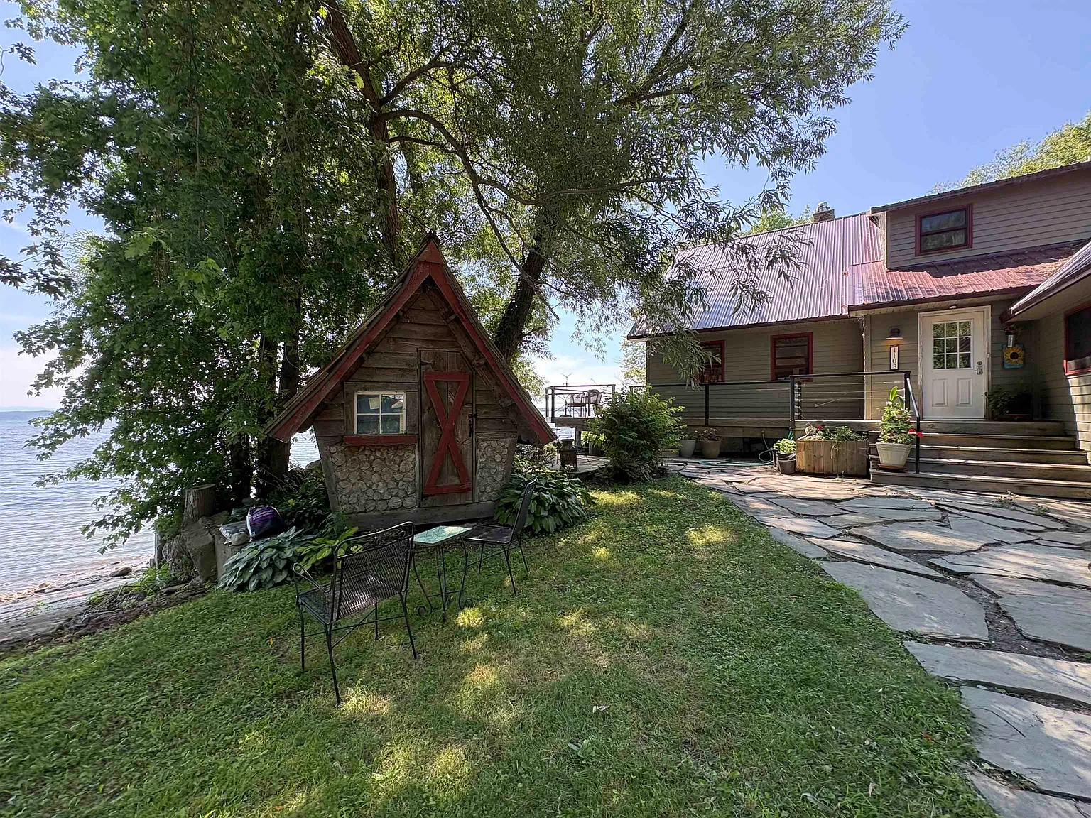 Direct Lake Champlain Frontage on 10 Private Acres