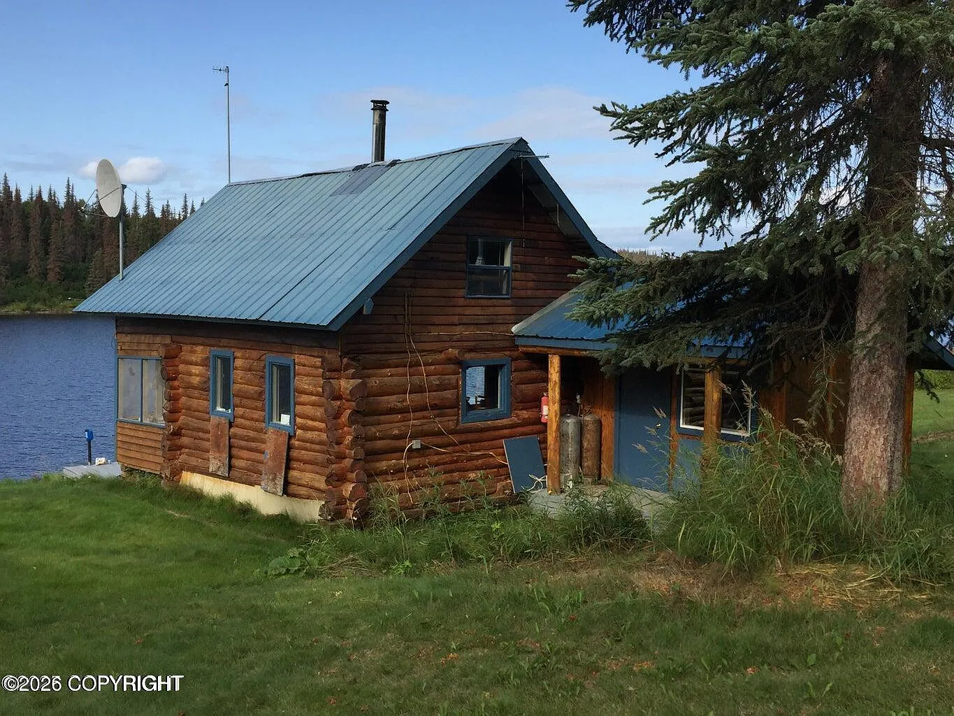 Off-Grid Lake Cabin on 33 Backcountry Acres Accessible Only by Float Plane or Snow Machine