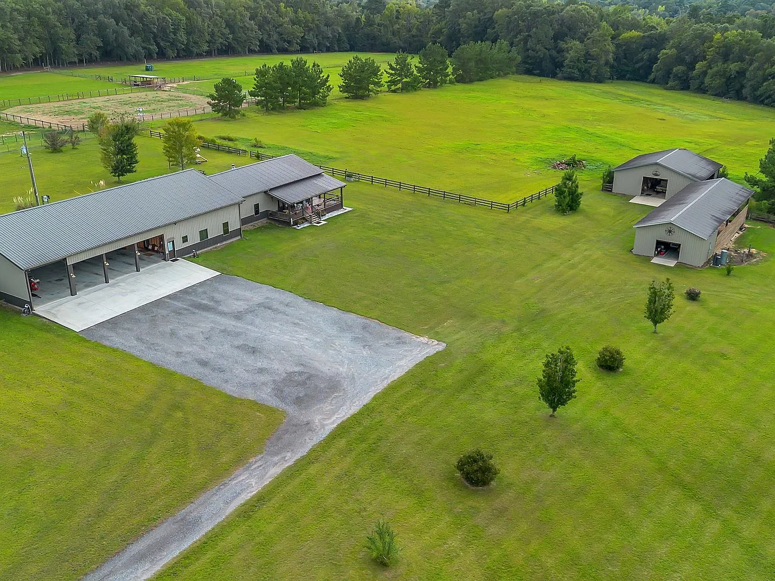 A Three-Stall Horse Barn and Pole Barn on 10 Acres in Havana