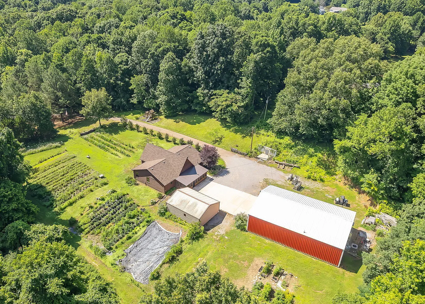 Updated Farmhouse on 55 Acres with New Barn & Springs