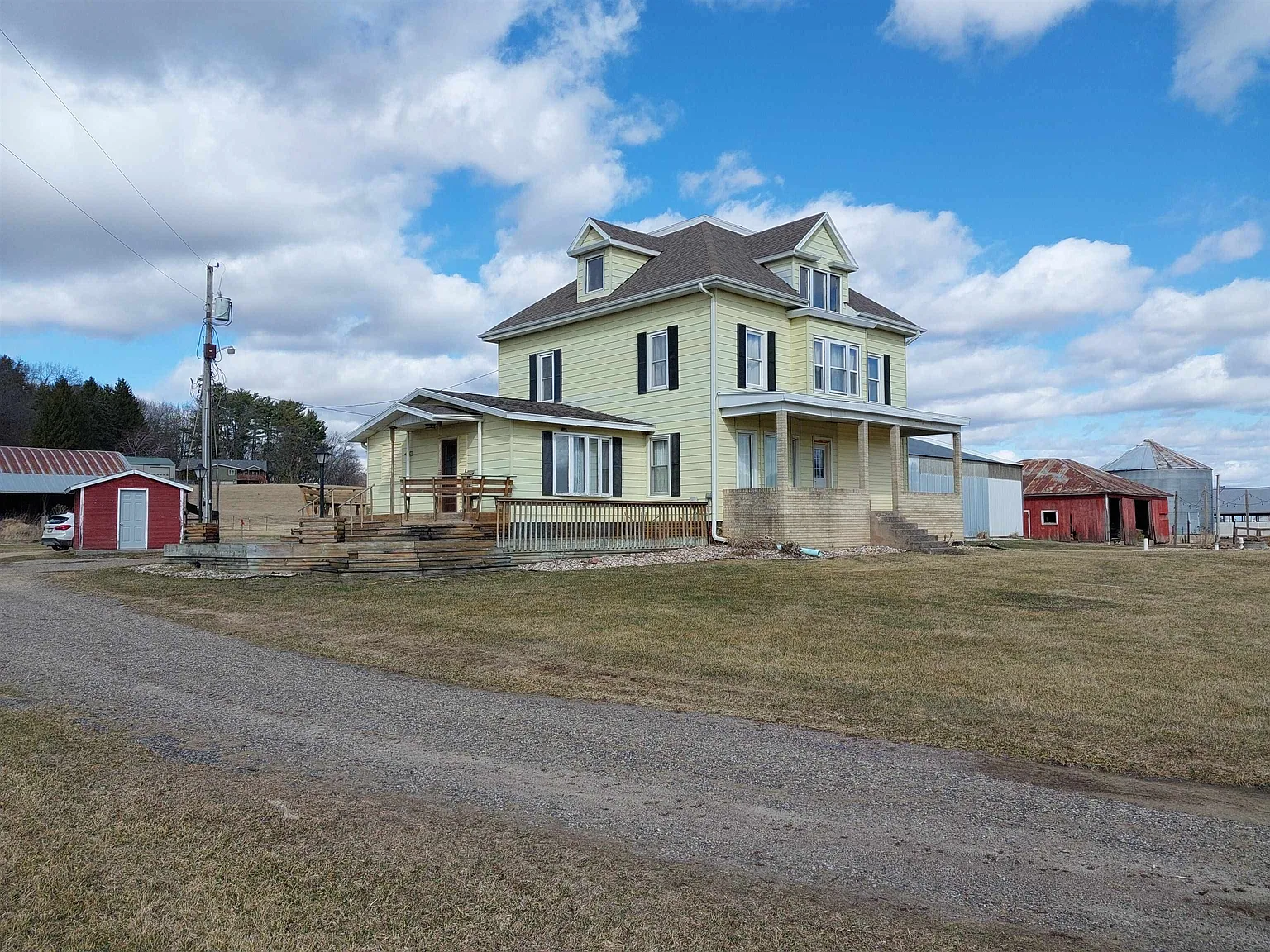 Updated Two-Story Farmhouse on 5 Acres in Sauk County
